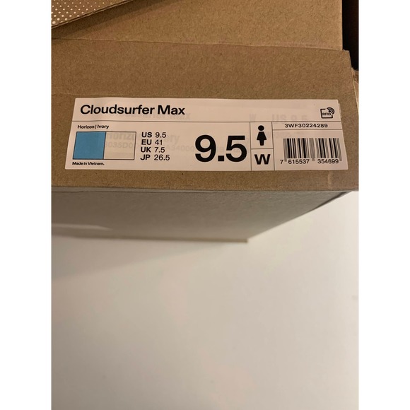 ON Cloudsurfer Max Horizon Ivory Running Shoes Women's 9.5 W - Picture 5 of 11